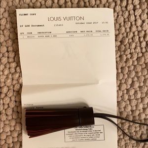 Authentic Louis Vuitton tassel